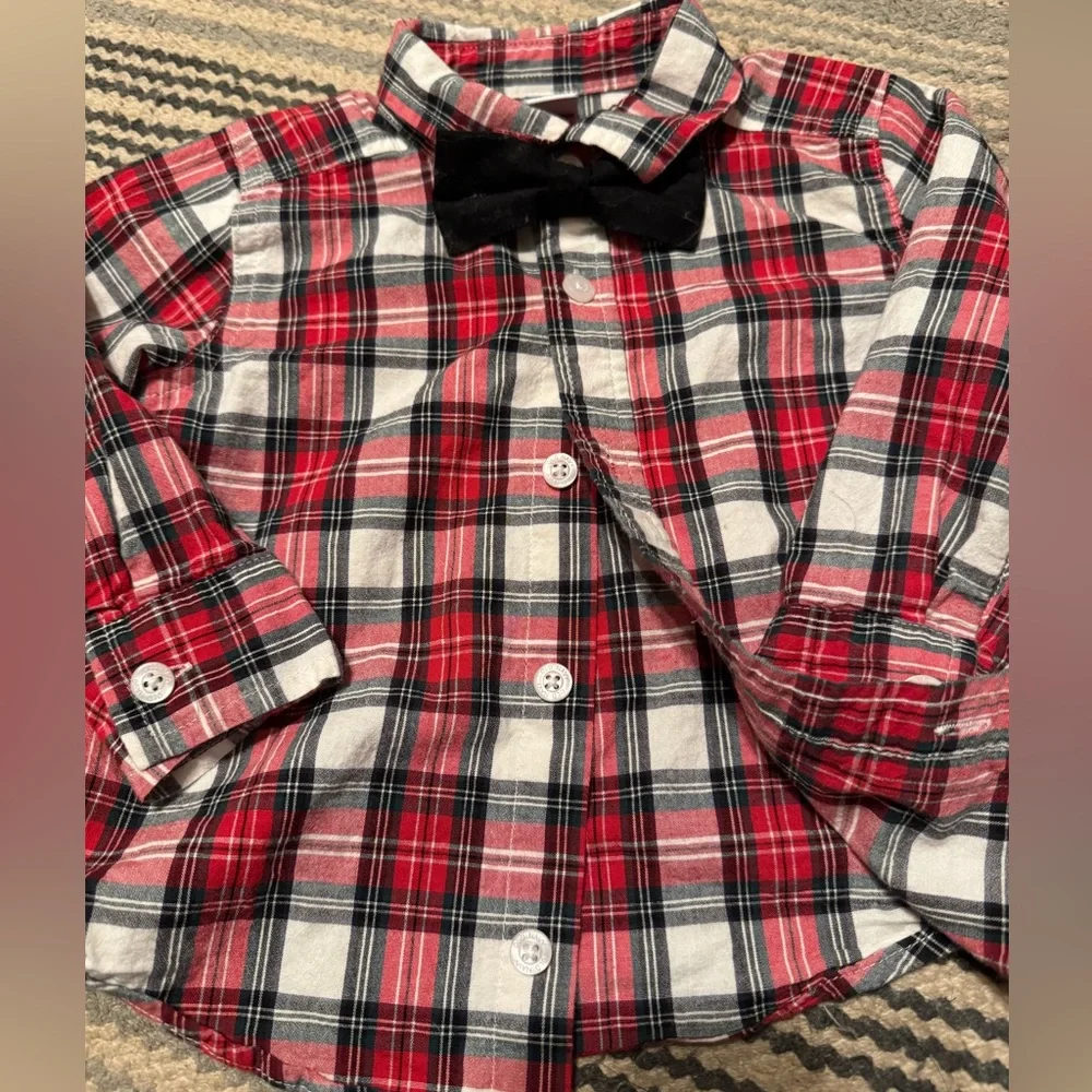 Old Navy 18-24M Plaid Button up shirt